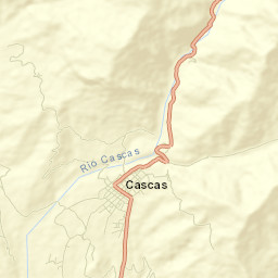 Cascas Street Map