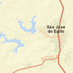São José do Egito Street Map