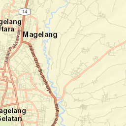 Magelang Street Map