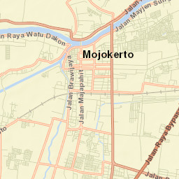 Mojokerto Street Map