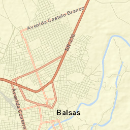 Balsas Street Map