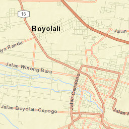 Boyolali Street Map