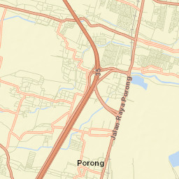 Tanggulangin Street Map