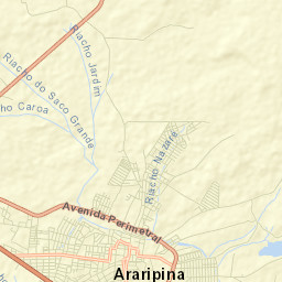 Araripina Street Map