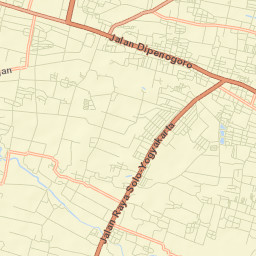Kartasura Street Map