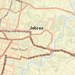 Surakarta Street Map