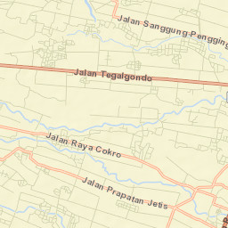 Delanggu Street Map