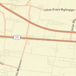 Kabupaten Nganjuk Street Map