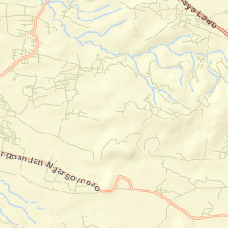 Kabupaten Karanganyar Street Map