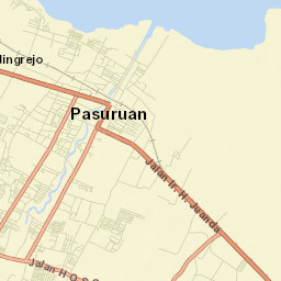 Kota Pasuruan Street Map
