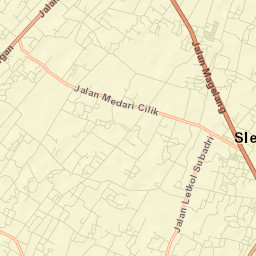 Kabupaten Sleman Street Map