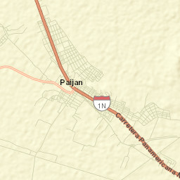 Paiján Street Map