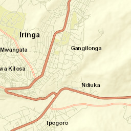 Iringa Street Map