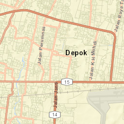 Depok Street Map