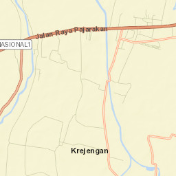 Kraksaan Street Map