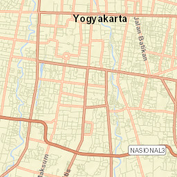 Kota Yogyakarta Street Map