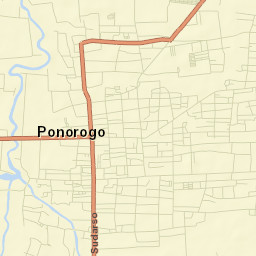 Ponorogo Street Map