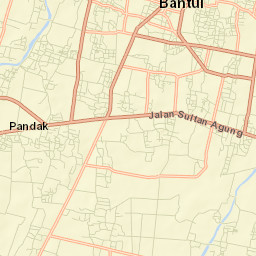 Bantul Street Map