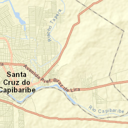 Santa Cruz do Capibaribe Street Map