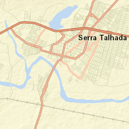 Serra Talhada Street Map