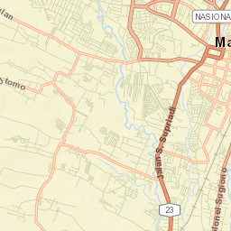 Malang Street Map