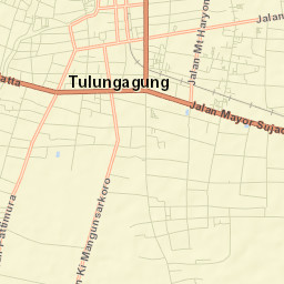 Kedungwaru Street Map