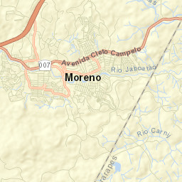 Moreno Street Map