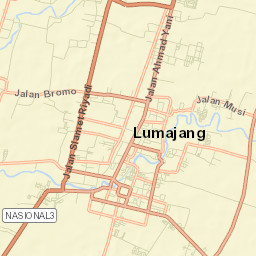 Lumajang Street Map