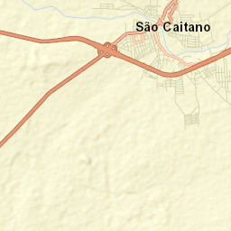 São Caitano Street Map