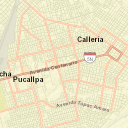 Pucallpa Street Map