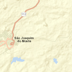 São Joaquim do Monte Street Map