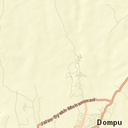 Dompu Street Map