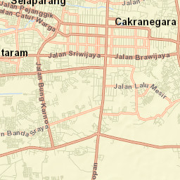 Mataram Street Map