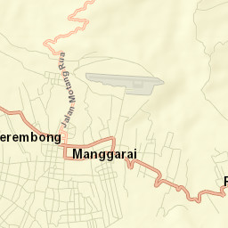 Ruteng Street Map