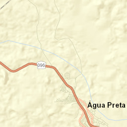 Água Preta Street Map