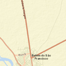 Belém de São Francisco Street Map