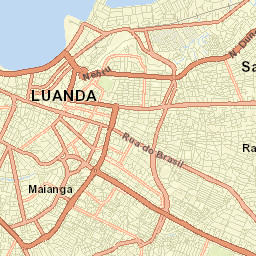 Luanda Street Map