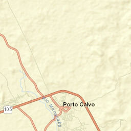 Porto Calvo Street Map