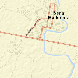 Sena Madureira Street Map