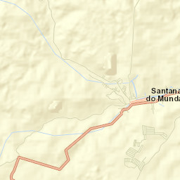 Santana do Mundaú Street Map