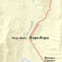 Tingo María Street Map