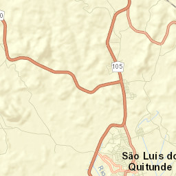 São Luís do Quitunde Street Map