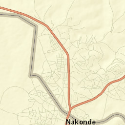 Tunduma Street Map