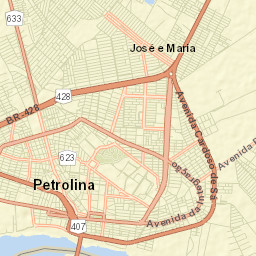 Petrolina Street Map
