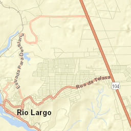 Rio Largo Street Map