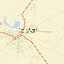 Campo Alegre de Lourdes Street Map