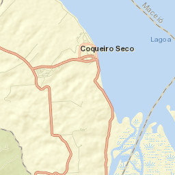 Coqueiro Seco Street Map