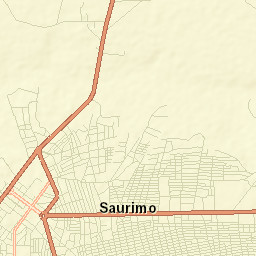 Saurimo Street Map