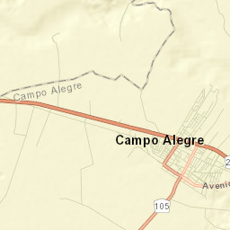 Campo Alegre Street Map