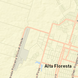Alta Floresta Street Map